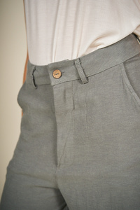 Ruffled trousers